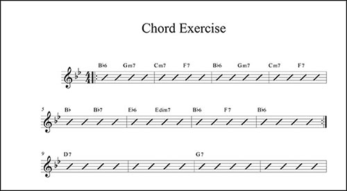 Chord Chart with Finale