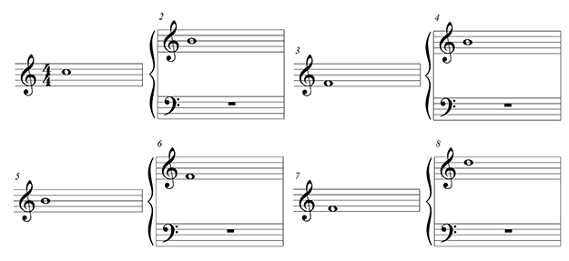 Done with measure numbers 625