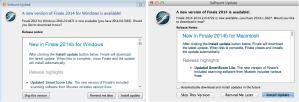 Finale 2014b update now available