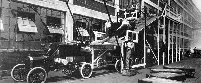 Ford Model A Assembly Line 1913