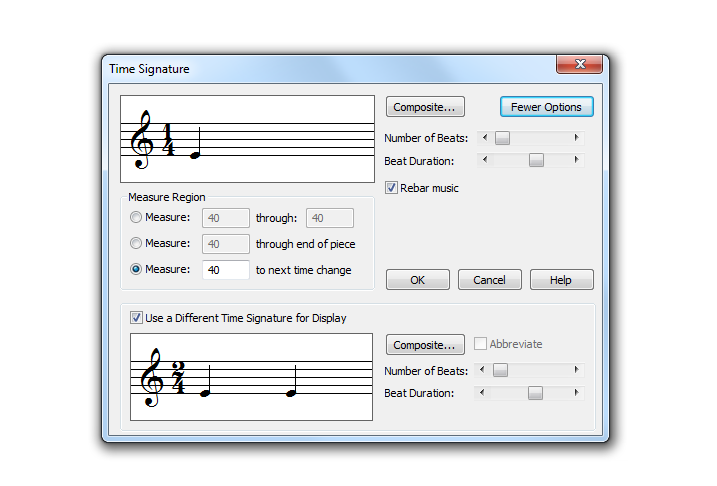 Compensating for a Pickup Measure in the Final Bar 2