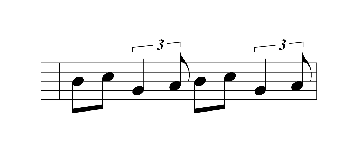 Creating Triplets with Finale