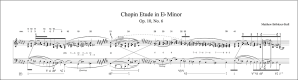 Chopin Etude in Eb Min - Unearthing Hidden Treasure: Finale's Worksheets and Repertoire