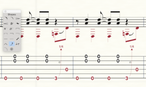 finale for guitarists tabs