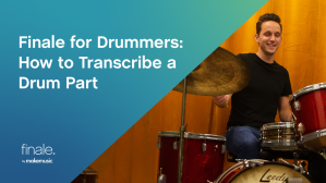 transcribe a drum part