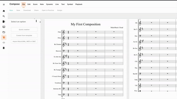 Compose music collaboration features