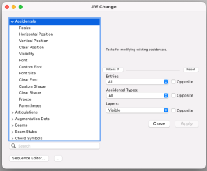 jw change elements